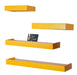 Wooden Rectangular Floating Wall Shelves set of 4 - Wooden Twist UAE