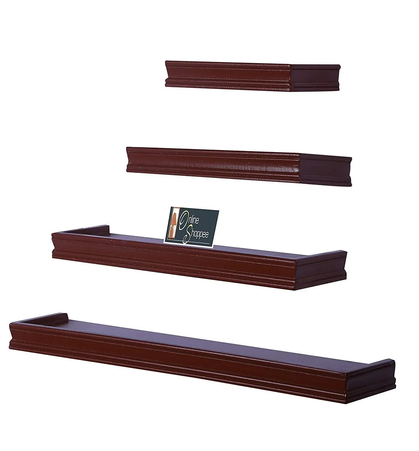 Beautiful Rectangular Wall Shelf - Wooden Twist UAE