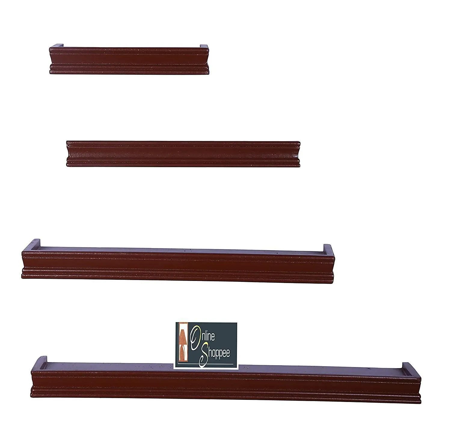 Beautiful Rectangular Wall Shelf - Wooden Twist UAE