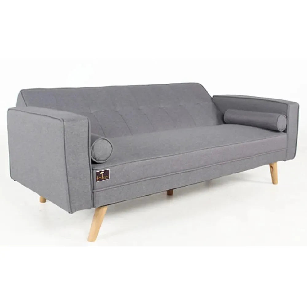 Modern 3 Seater Sofa Cum Bed For Living Room - Wooden Twist UAE