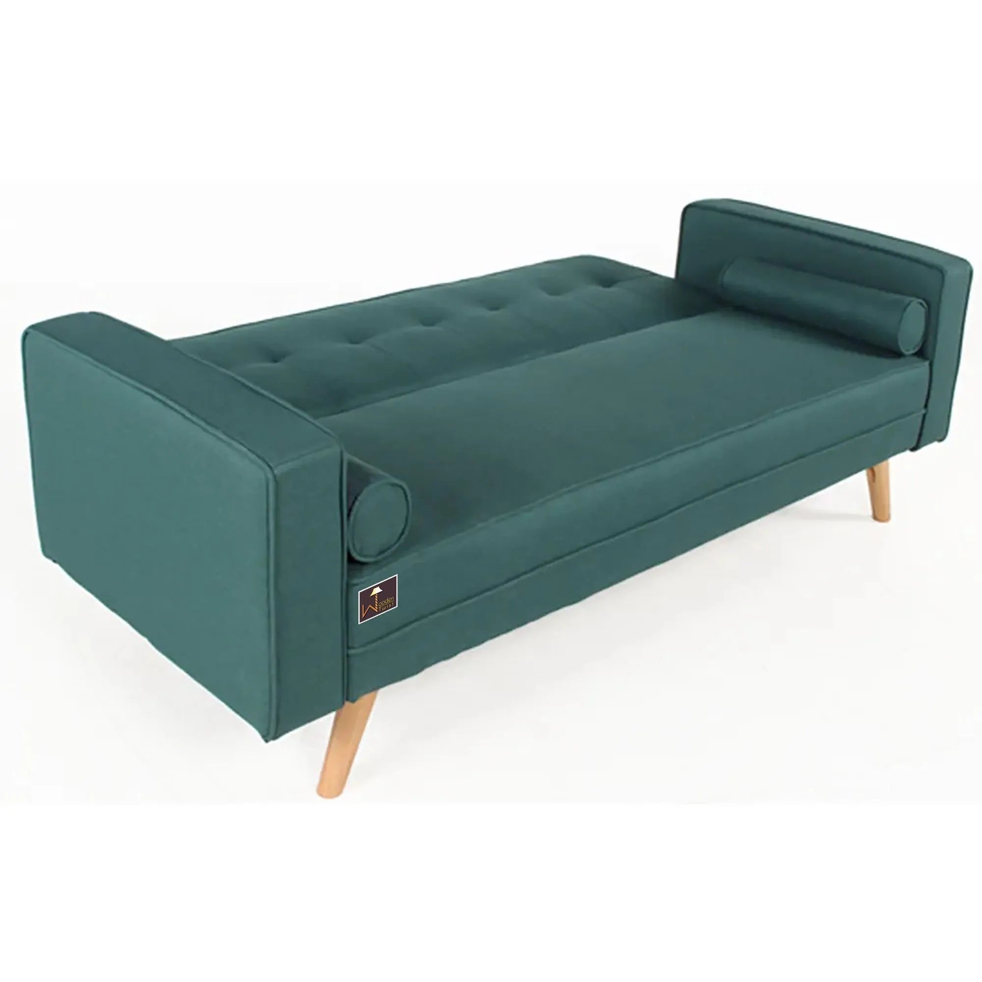 Modern 3 Seater Sofa Cum Bed For Living Room - Wooden Twist UAE