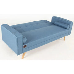 Modern 3 Seater Sofa Cum Bed For Living Room - Wooden Twist UAE