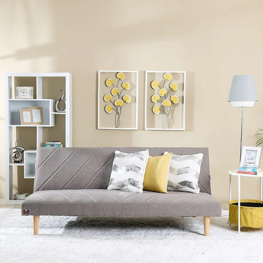 Modern Eudora 3 Seater Sofa Cum Bed For Living Room - Wooden Twist UAE