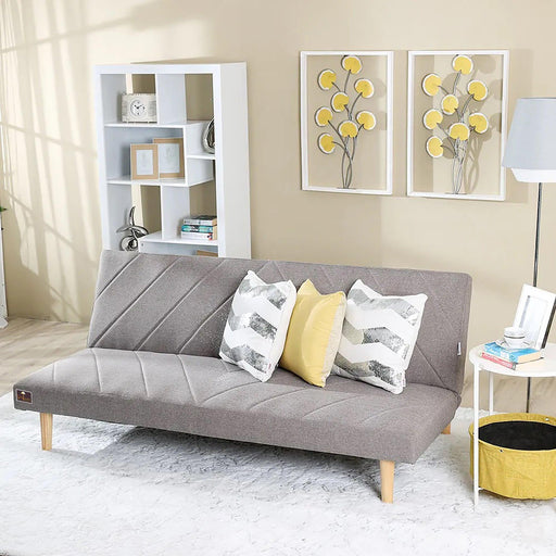 Modern Eudora 3 Seater Sofa Cum Bed For Living Room - Wooden Twist UAE
