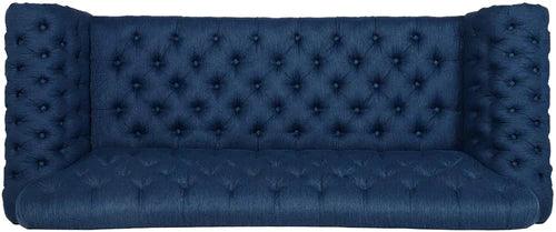 Nathan Chesterfield Button Tufted 3 Seater Sofa Set - Wooden Twist UAE