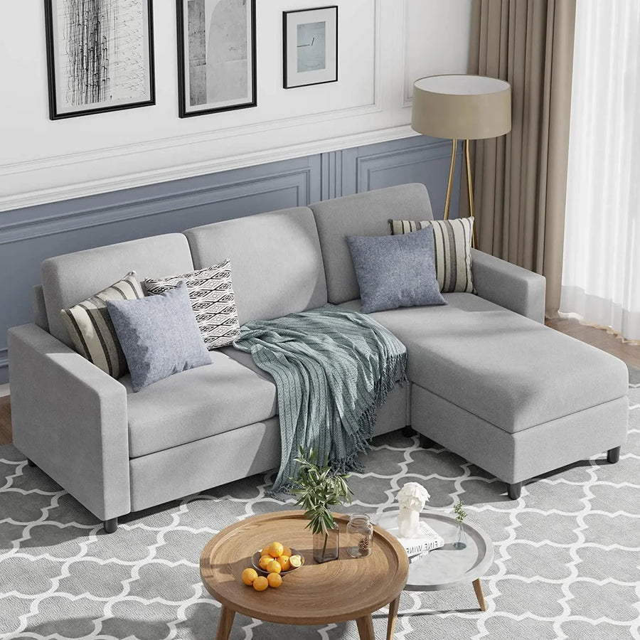 Solid Wood Frame With Plywood, Fabric & Foam