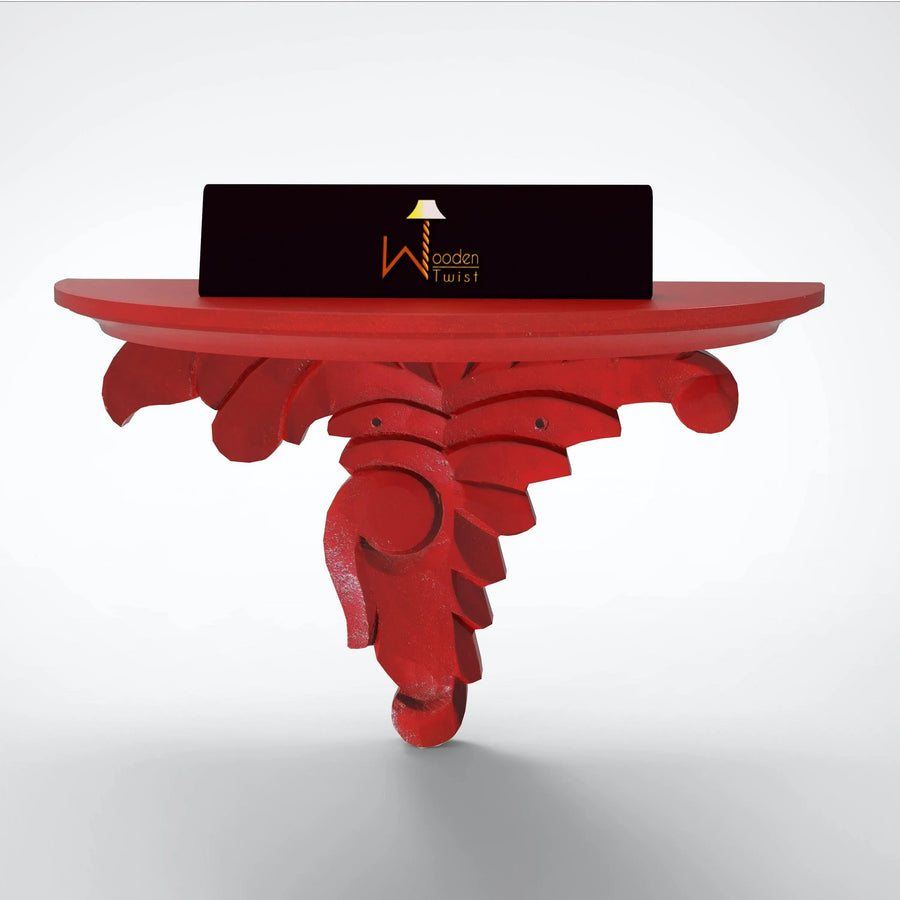 A bold red finish for your wall