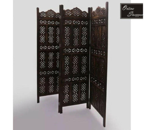 Wooden Partition Screen Room Divider in 4 Panel - Wooden Twist UAE