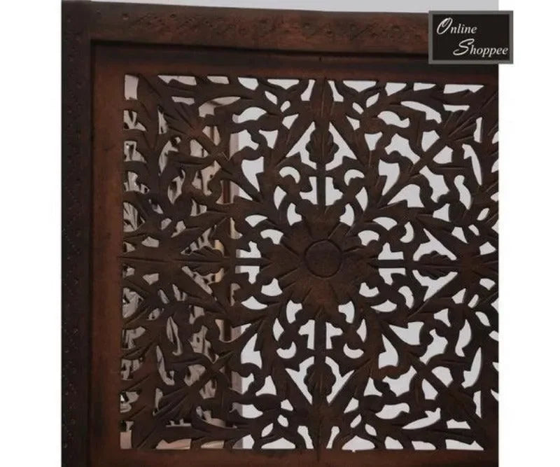 Mango Wood Frame with a Warm Brown Finish