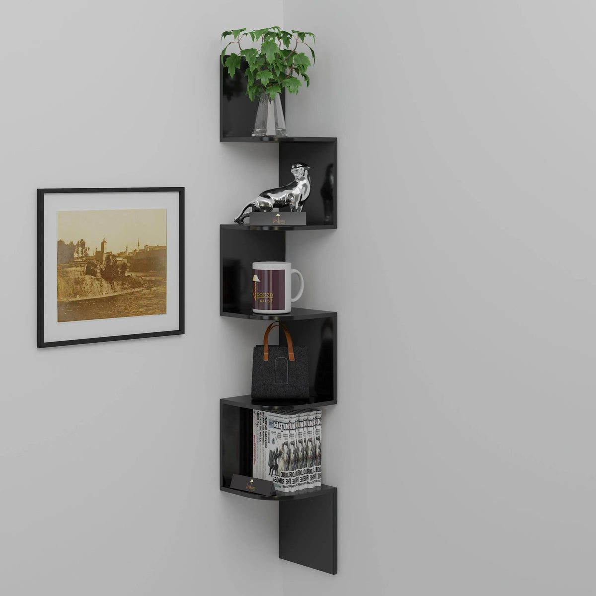The Zigzag Wall Mount Shelf