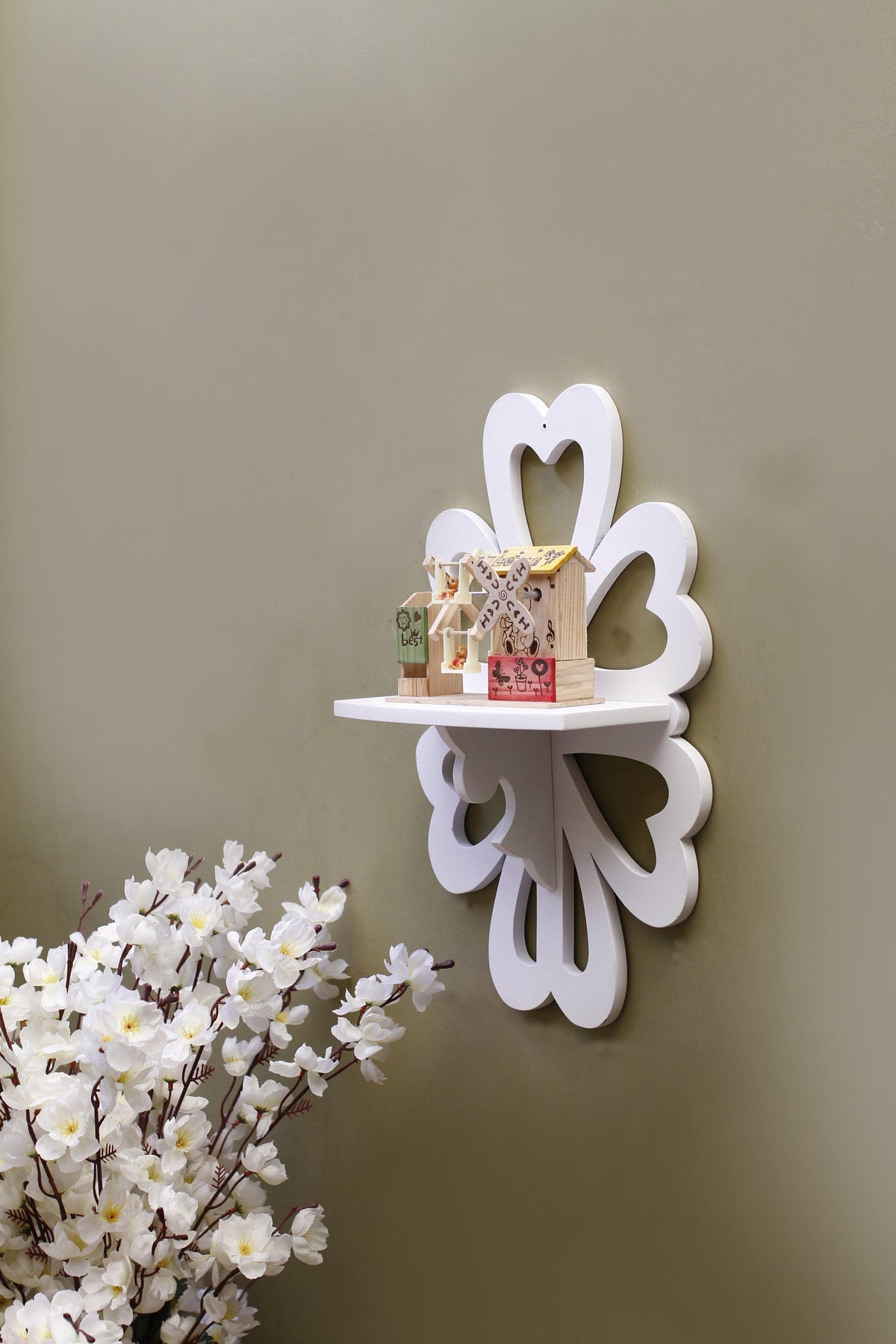 Wooden Beautiful Decorative Floating Wall Shelves - Wooden Twist UAE