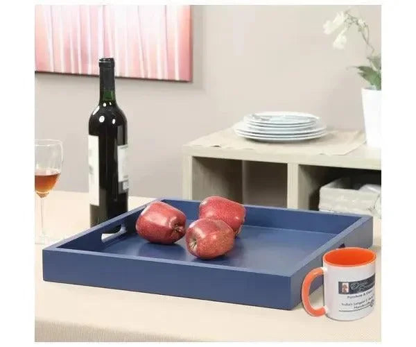 Wooden Beautiful Natural Design Tea Serving Tray - Wooden Twist UAE
