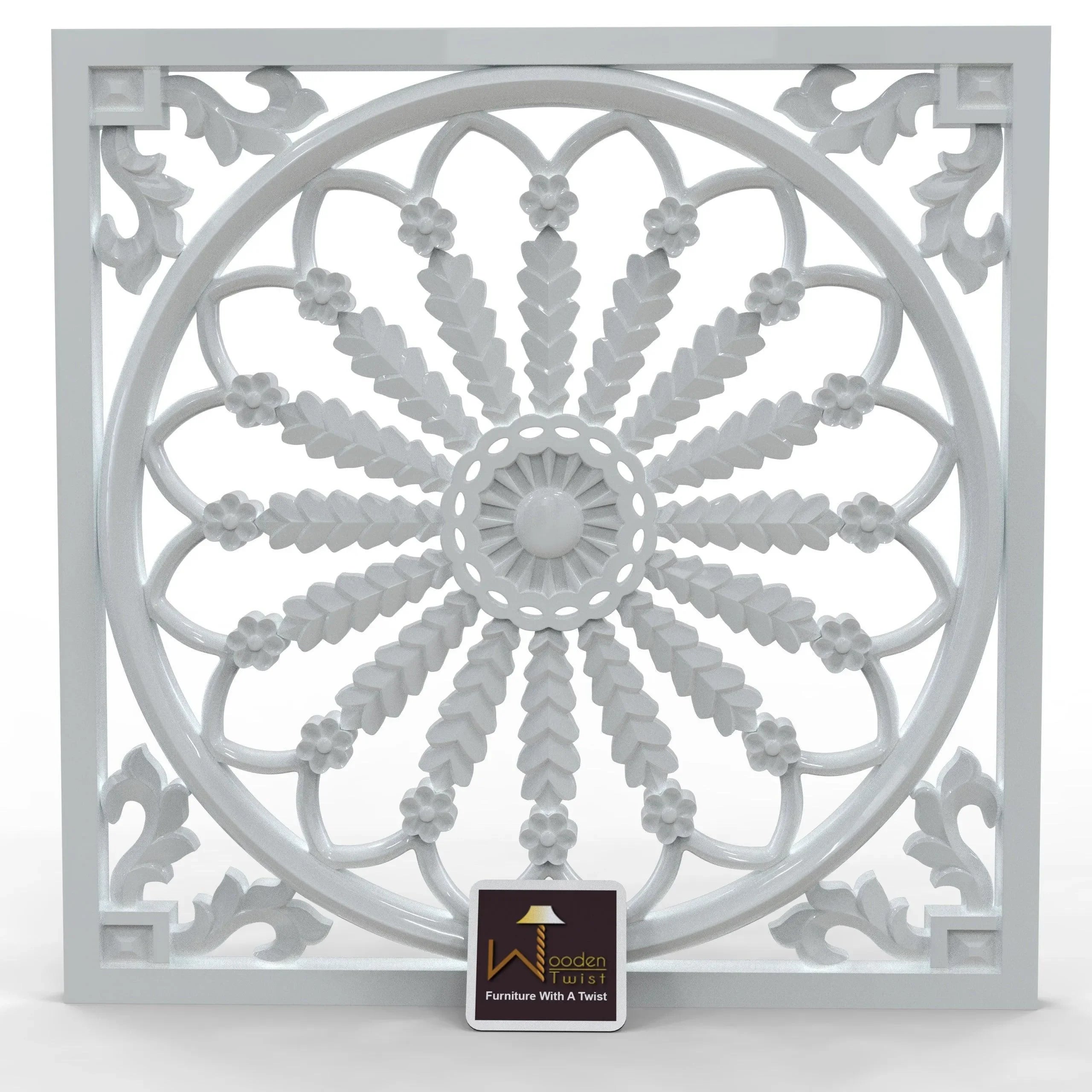 Premium Wood Hand carved Wall Panel - Wooden Twist UAE