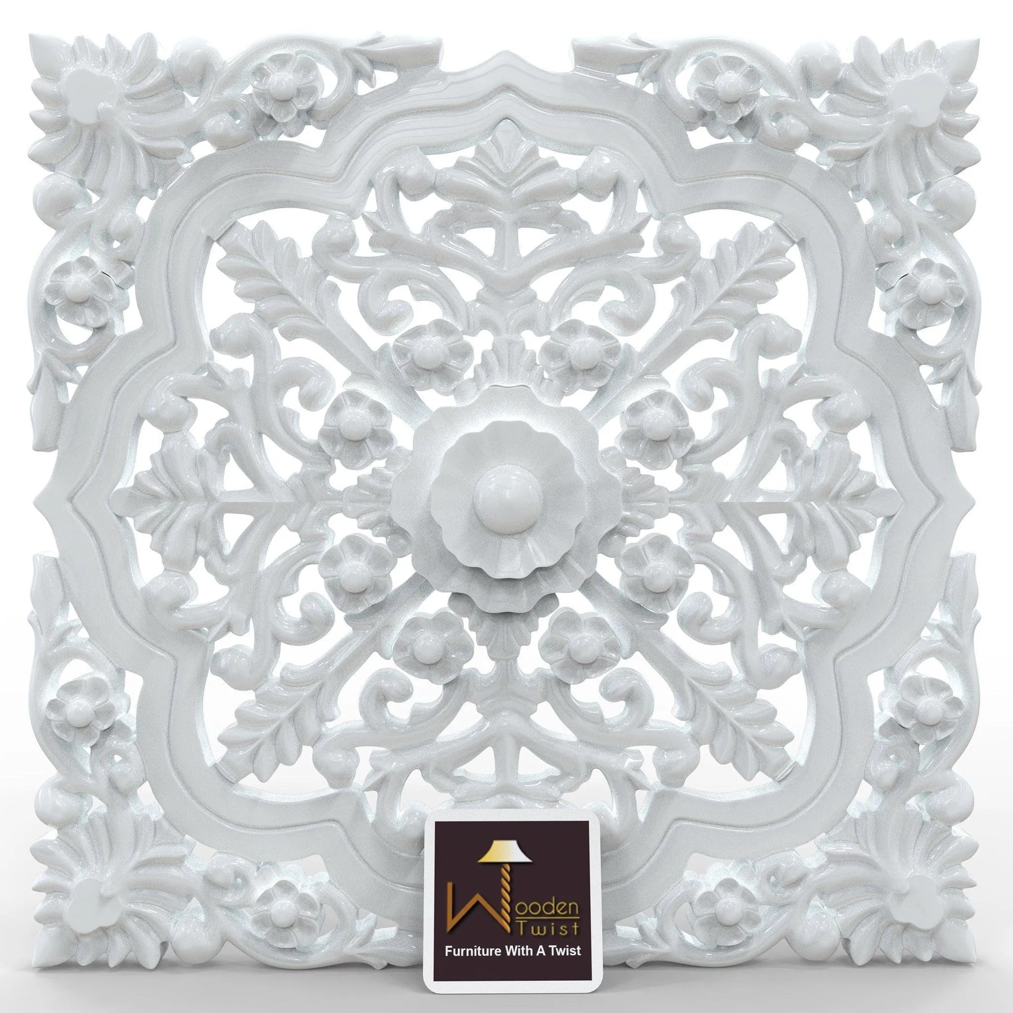 Premium Wooden Hand carved Wall Panel - Wooden Twist UAE