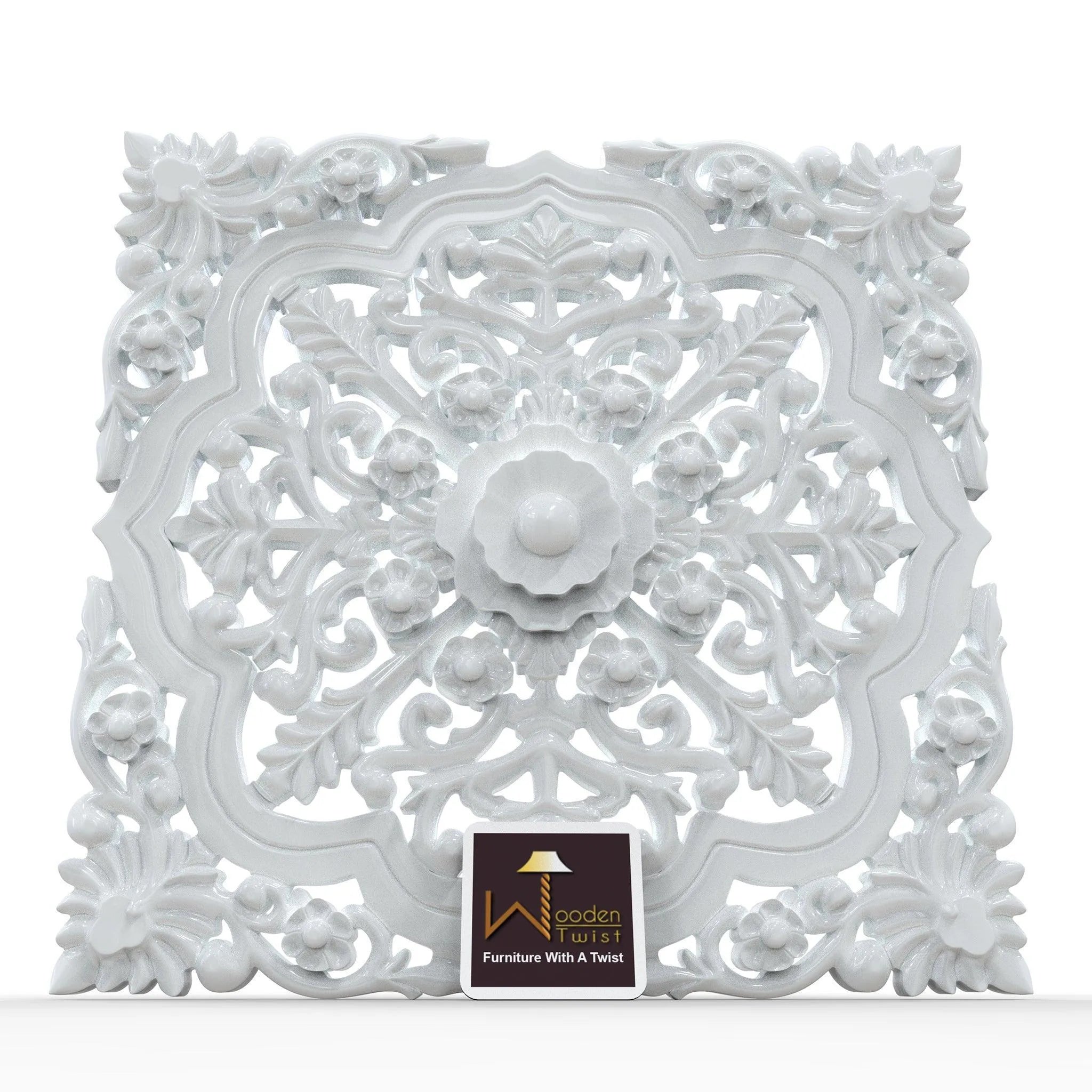 Premium Wooden Hand carved Wall Panel - Wooden Twist UAE