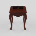 Gracious Hand Carved Teak Wood End Table for Home Décor - Wooden Twist UAE