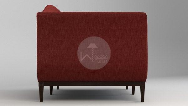Handicraft Wooden Chaise Lounge Living Room Couch Sofa (3 Seater)