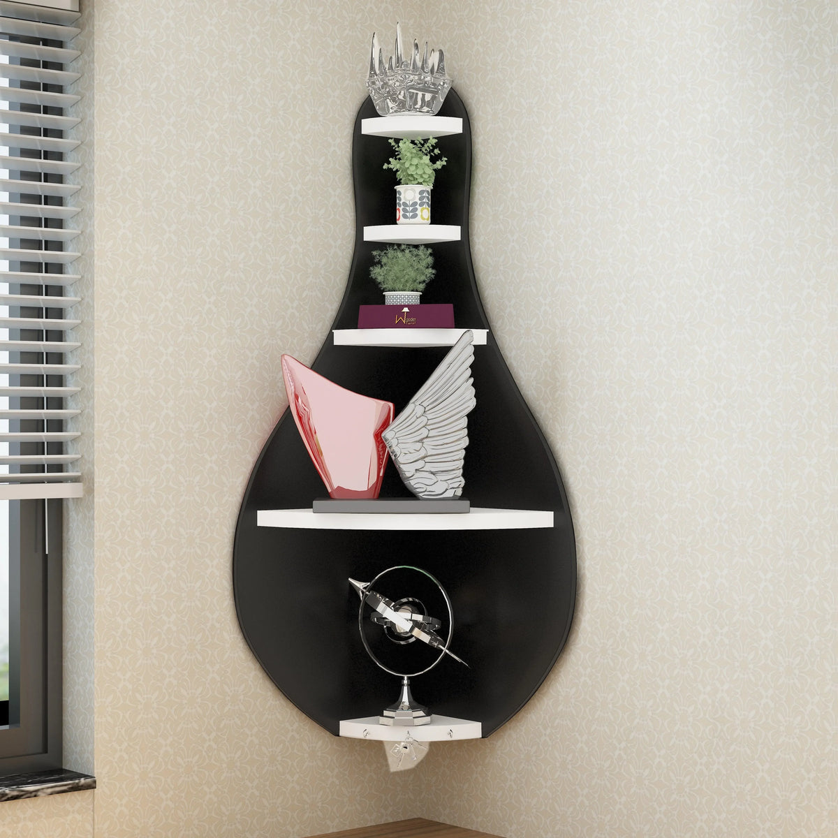 The Fresca Corner Wall Shelf