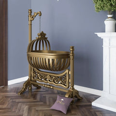 Royal Teak Wood Baby Cradle