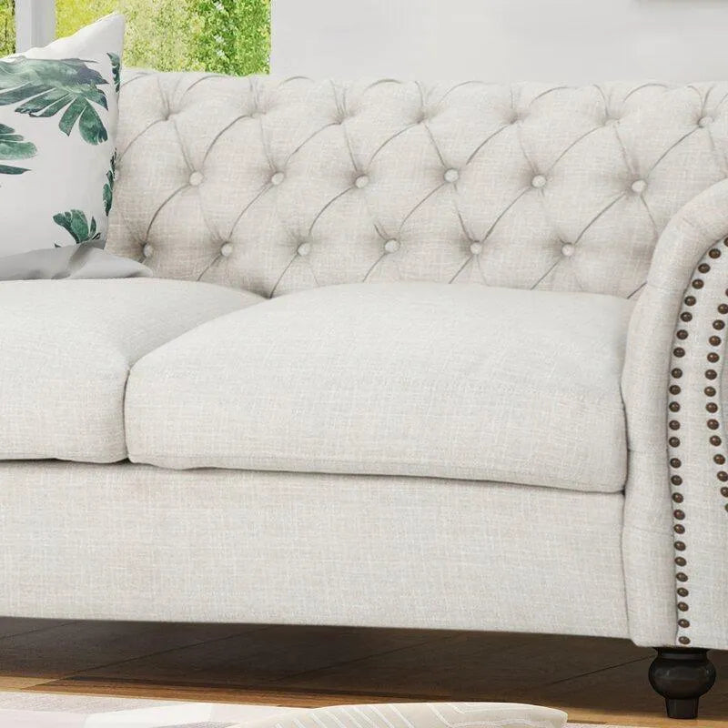 Regal Premium Flared Arm Loveseat - WoodenTwist