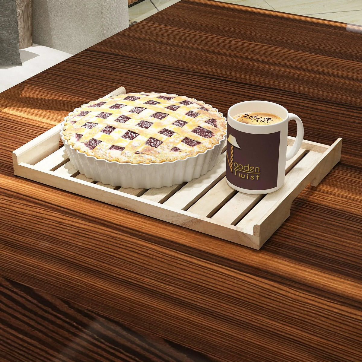 Sustainable Teak Tray