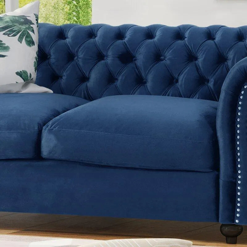 Regal Premium Flared Arm Loveseat - WoodenTwist