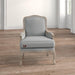 Wooden Bransford Arm Chair (Taupe Polyester) - Wooden Twist UAE