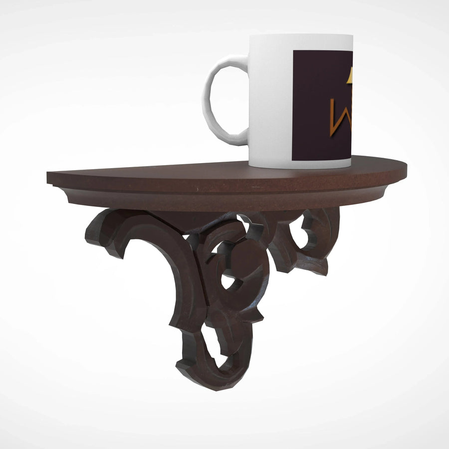 A warm brown finish for any wall