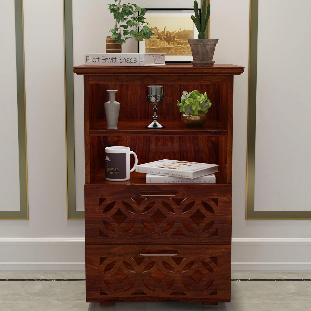 A Handcrafted Cabinet That Brings Warmth Home