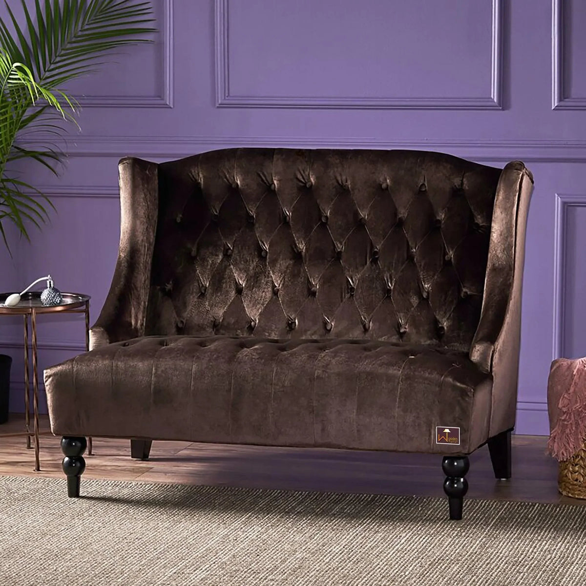 A Warm Chocolate Brown Aerona Bench