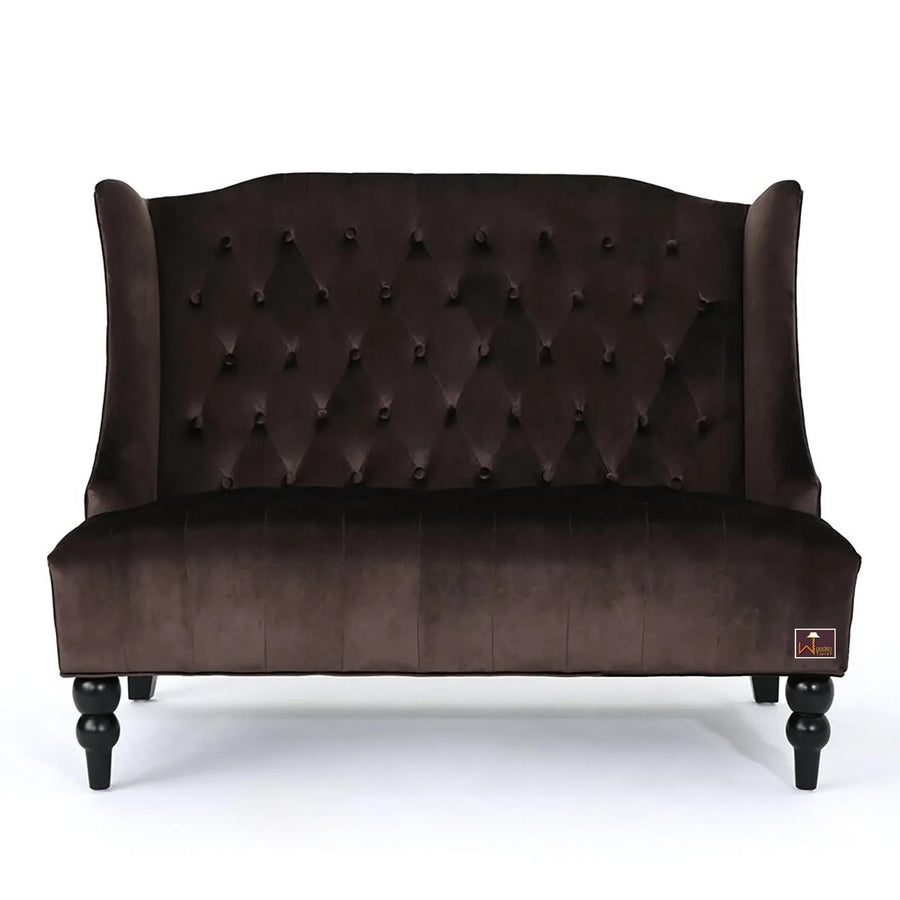 Plush Chocolate Velvet Upholstery