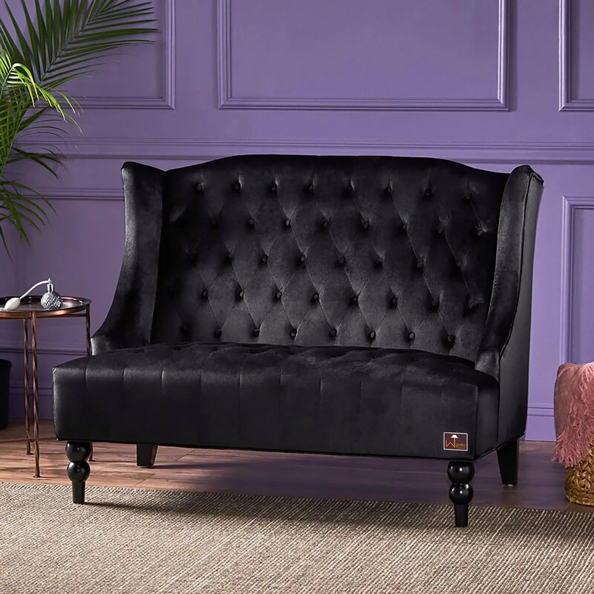 A Sleek Matte Black Aerona Bench