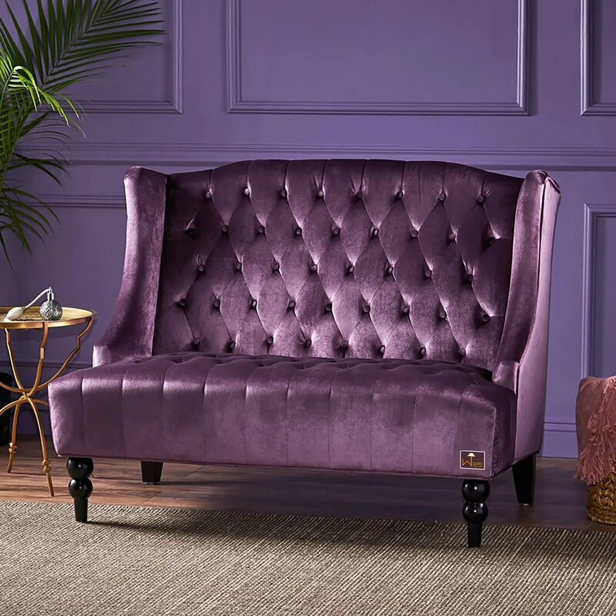Tufted by Hand, Framed in Solid Wood
