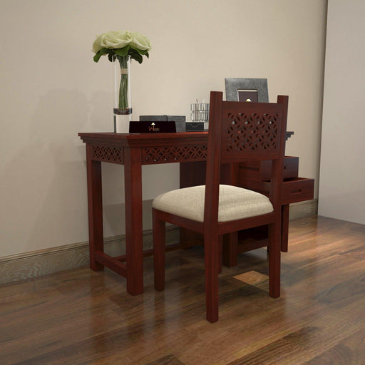 Forte Study Table & Chair Crafted in Premium Teak Wood - Wooden Twist UAE