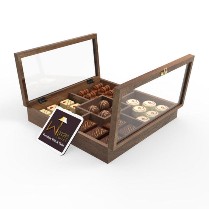 Unique Design Wooden Chocolate Box - Wooden Twist UAE