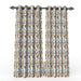 Wooden Twist Light Filtering 7 Ft Rectangular Holland Fabric Curtain ( Beige ) - Wooden Twist UAE