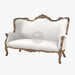 Hand Carved 3 Seater Sofa Teak Wood (Golden Finish) - Wooden Twist UAE