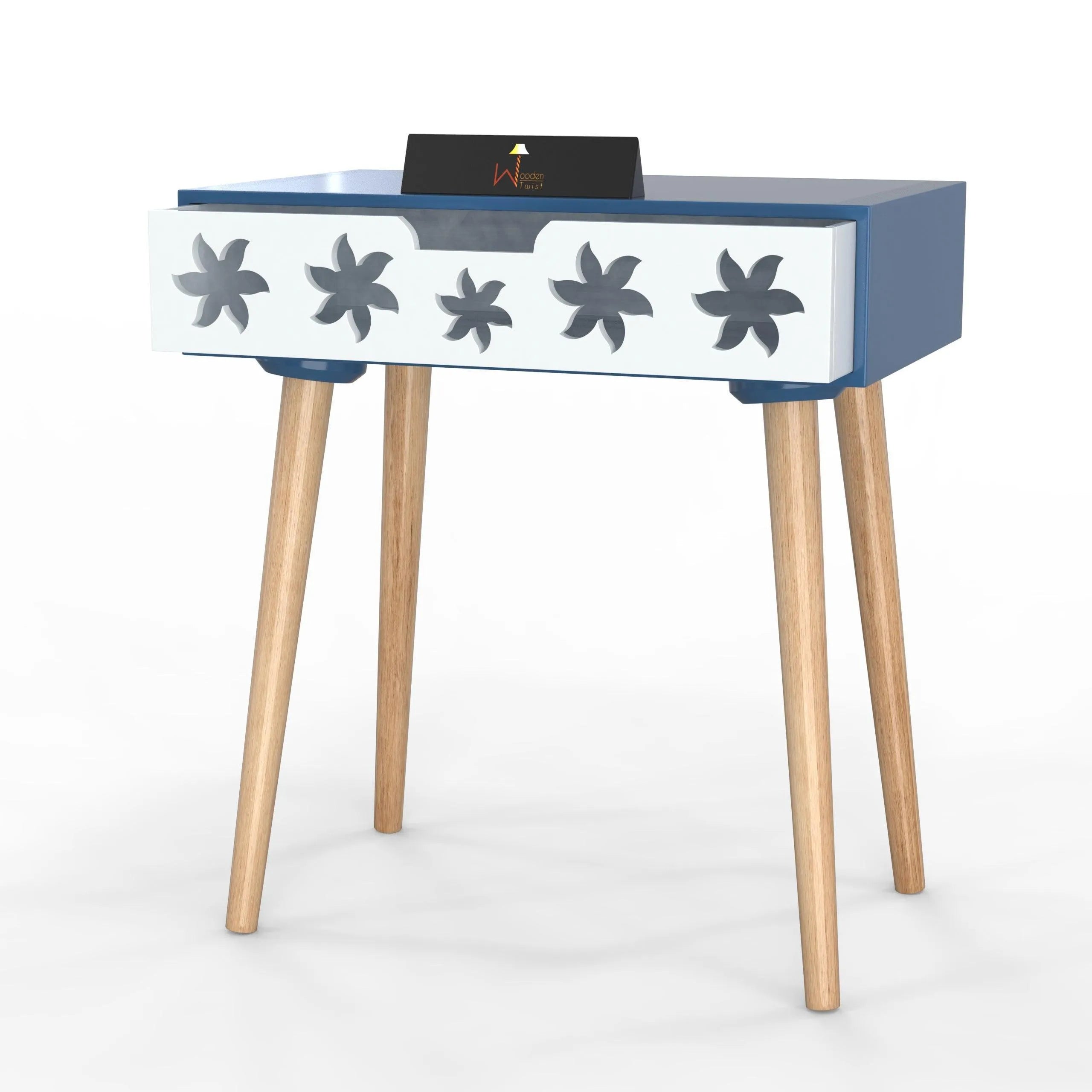 Estrella Wooden Bedside Table With Storage Drawer - Wooden Twist UAE