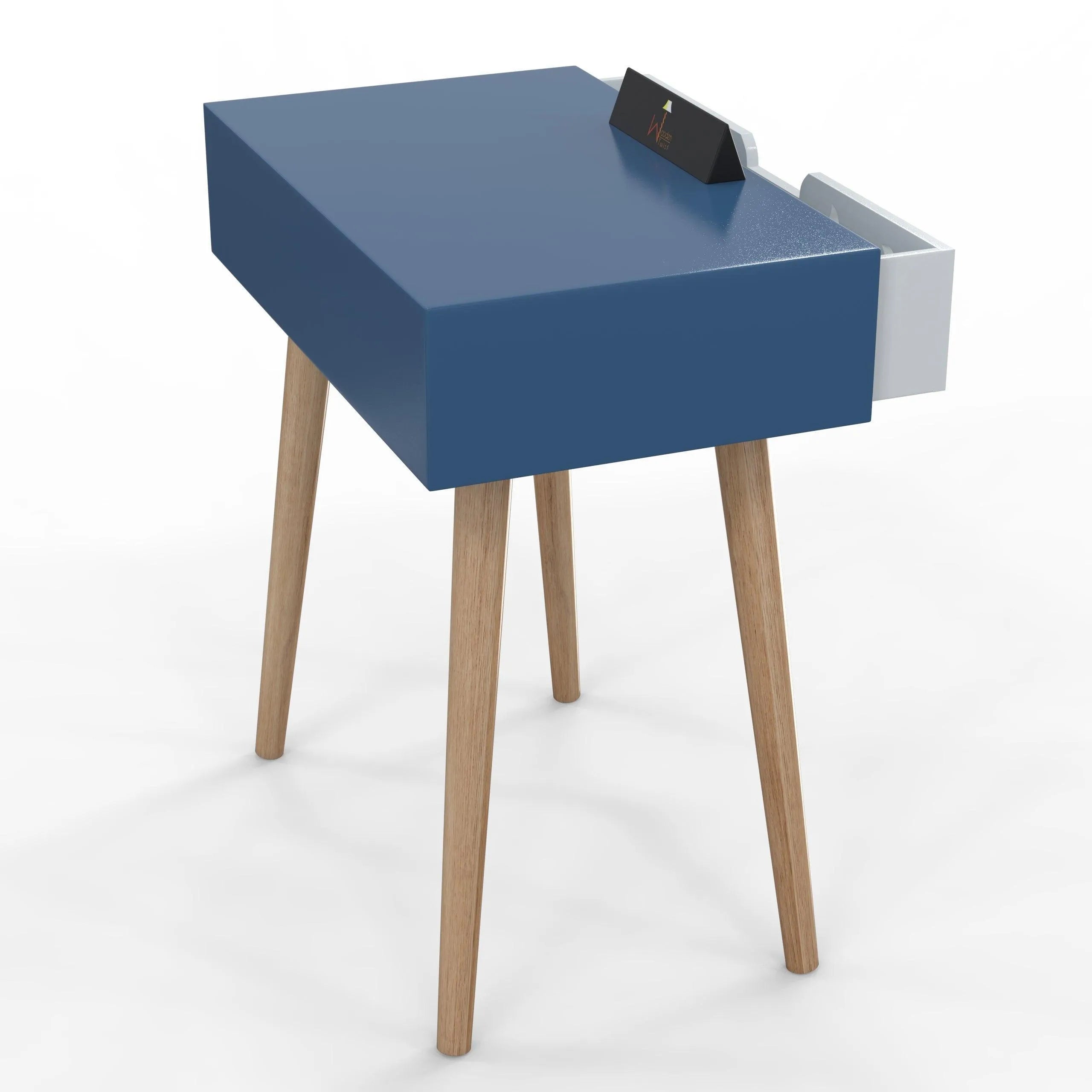 Estrella Wooden Bedside Table With Storage Drawer - Wooden Twist UAE