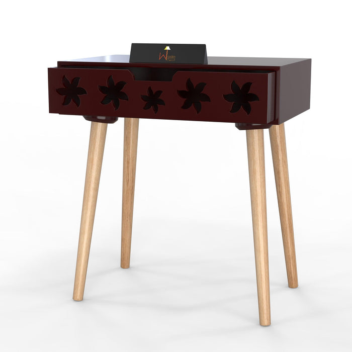 Estrella Wooden Bedside Table With Storage Drawer - Wooden Twist UAE