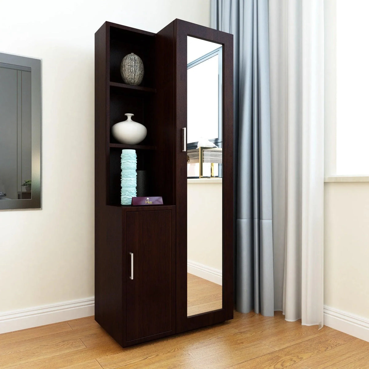 A Compact Dressing Table in Rich Walnut