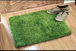 Anti Skid Natural Green Grass Doormat (Set of 2) - Wooden Twist UAE