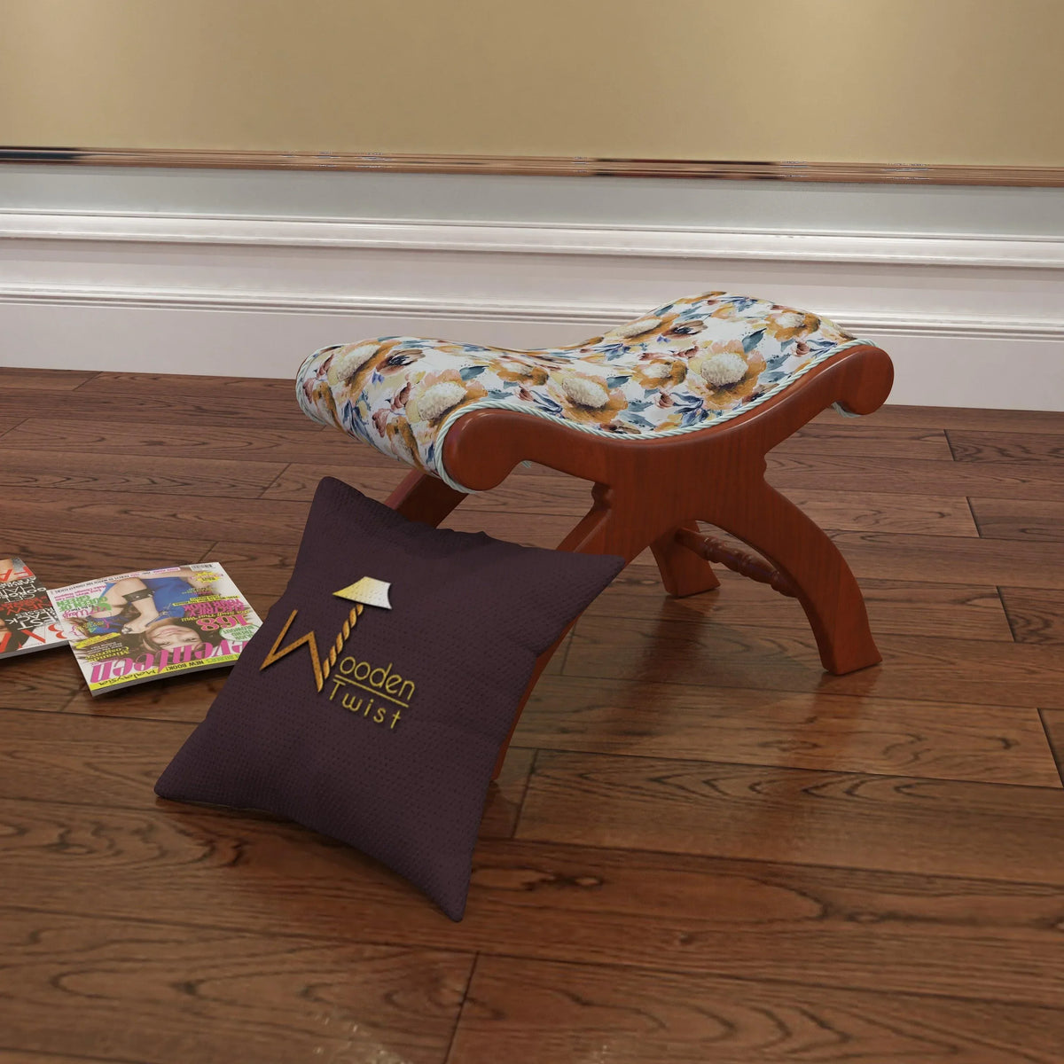 A Teak Wood Stool Built for Everyday Comfort
