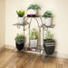 6 Tier Plant Stands, Flower Pot Holder Shelf (Black) - Wooden Twist UAE