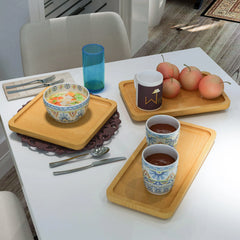 Wooden Serving Tray Plate (Set of 3) - Wooden Twist UAE