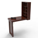 Teak Wood Foldable Wall Mounted Study Table (Finish Honey) - Wooden Twist UAE