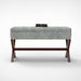 Rectangle Bench Storage in Ottoman Style, for Entryway or Living Room - WoodenTwist