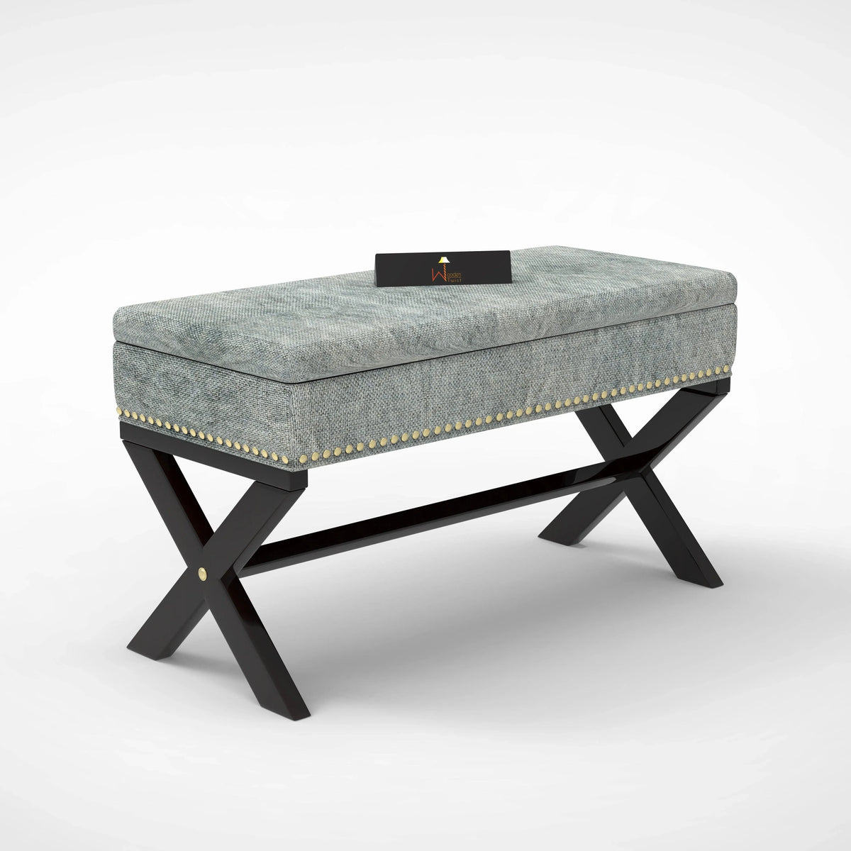 An Ottoman-Style Bench for Entryway or Living Room