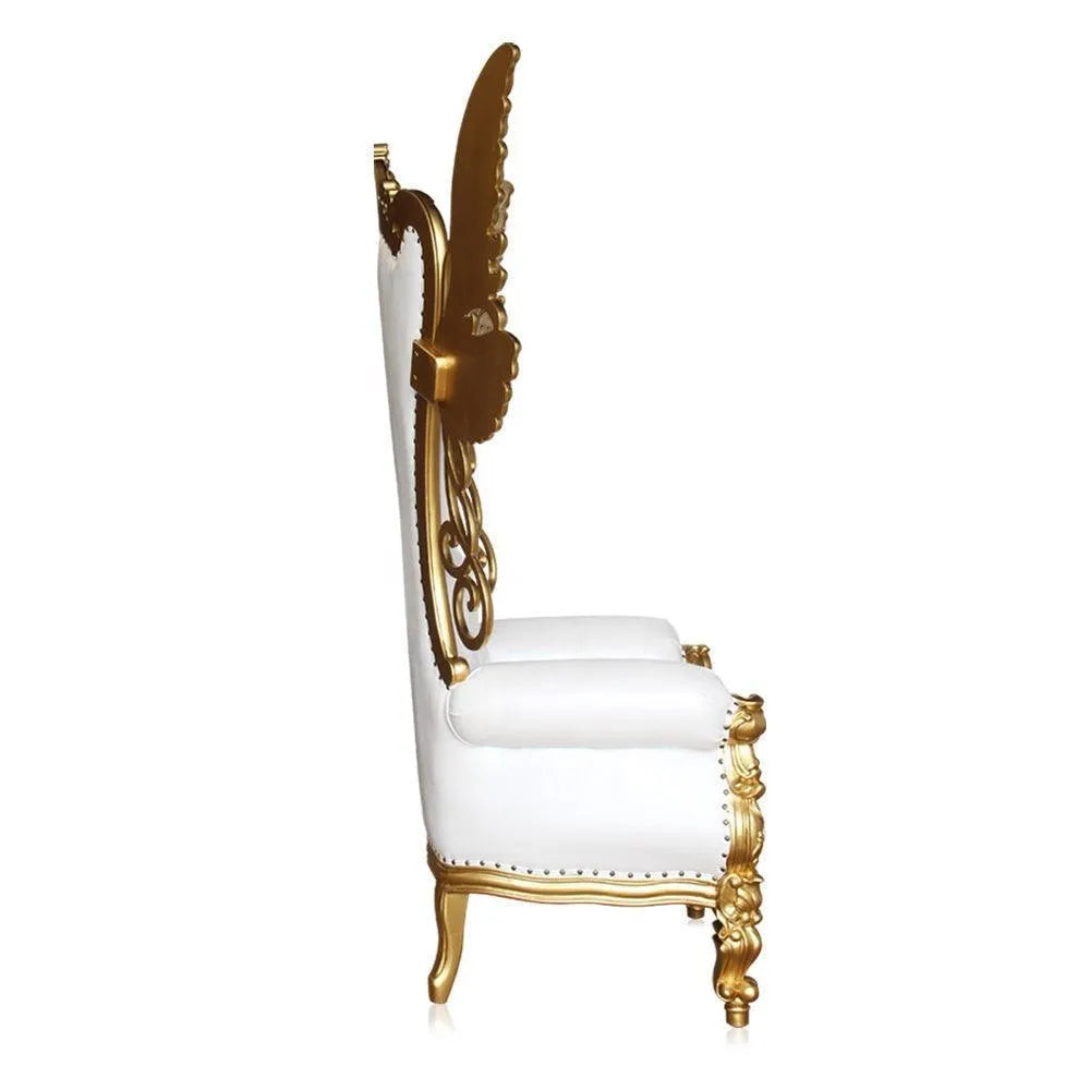 Luxurious High Back Throne Chair with Special WIngs - Wooden Twist UAE