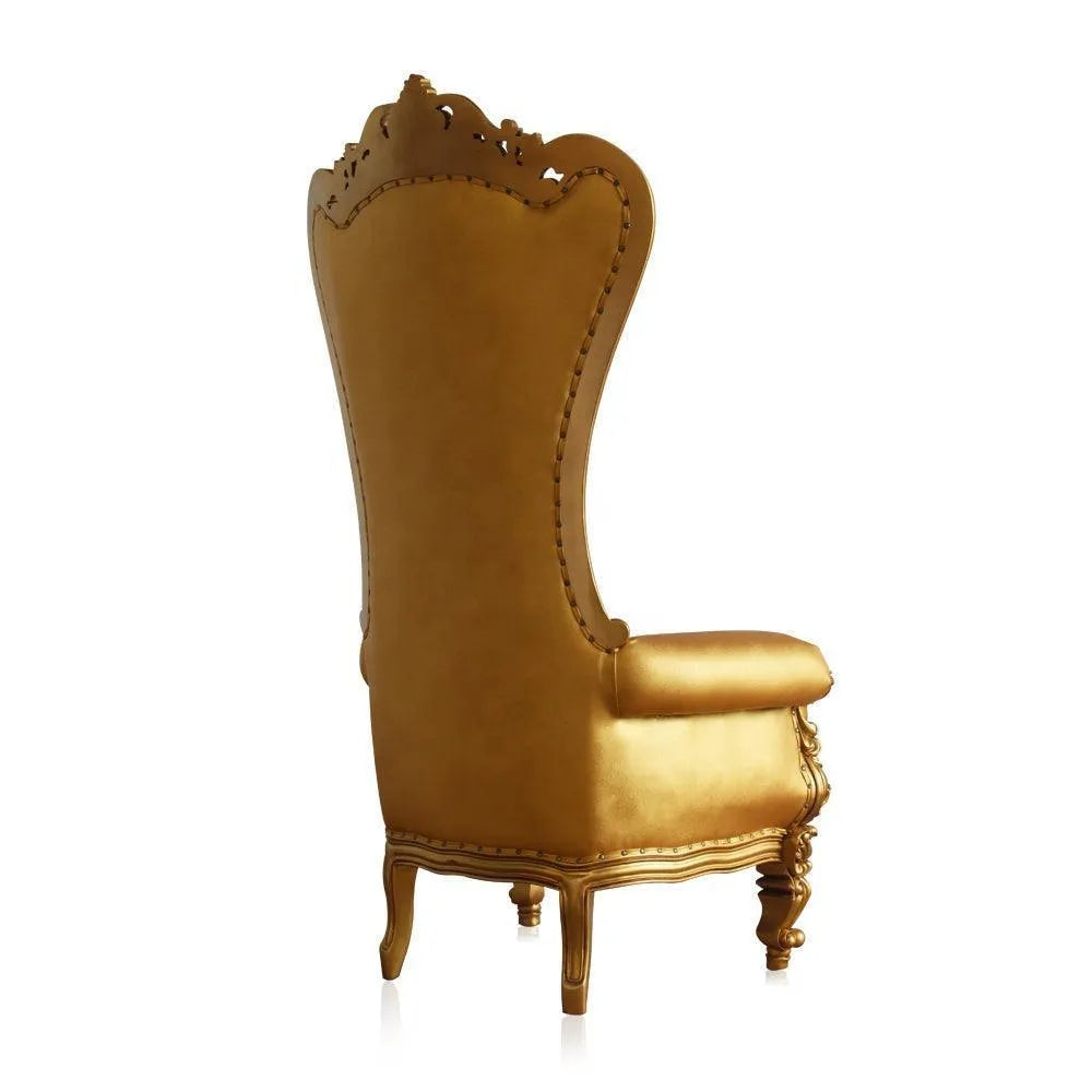 New Style High Back Banquet Party Restaurant Luxury Royal Dining Golden Throne Wedding Chair - Wooden Twist UAE